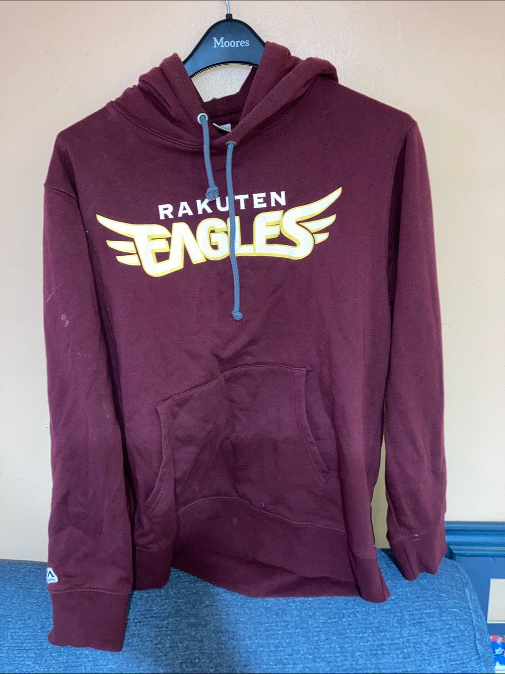 Majestic Maroon Rakuten Eagles Crewneck Hoodie